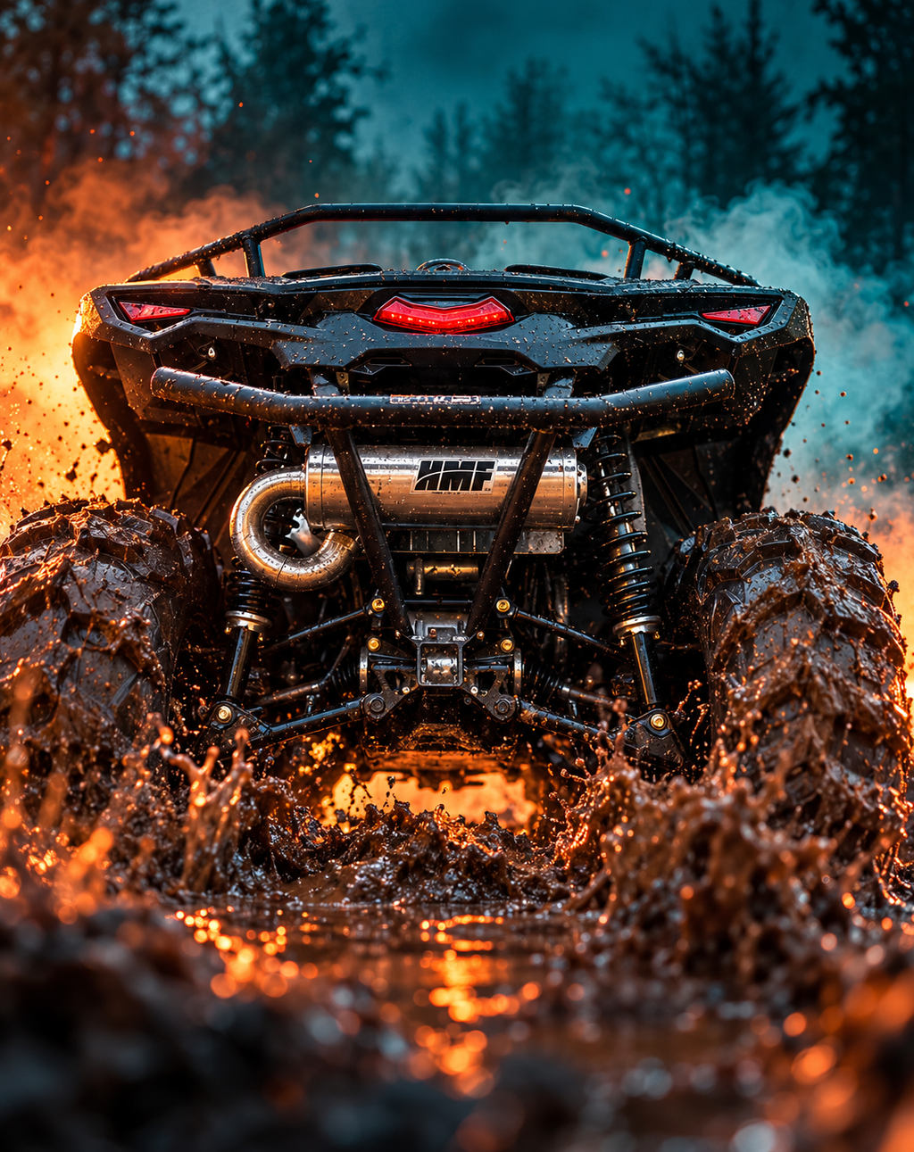 HMF Racing Titan Exhaust – Can-Am Outlander 500 / 700 (2023–2026)