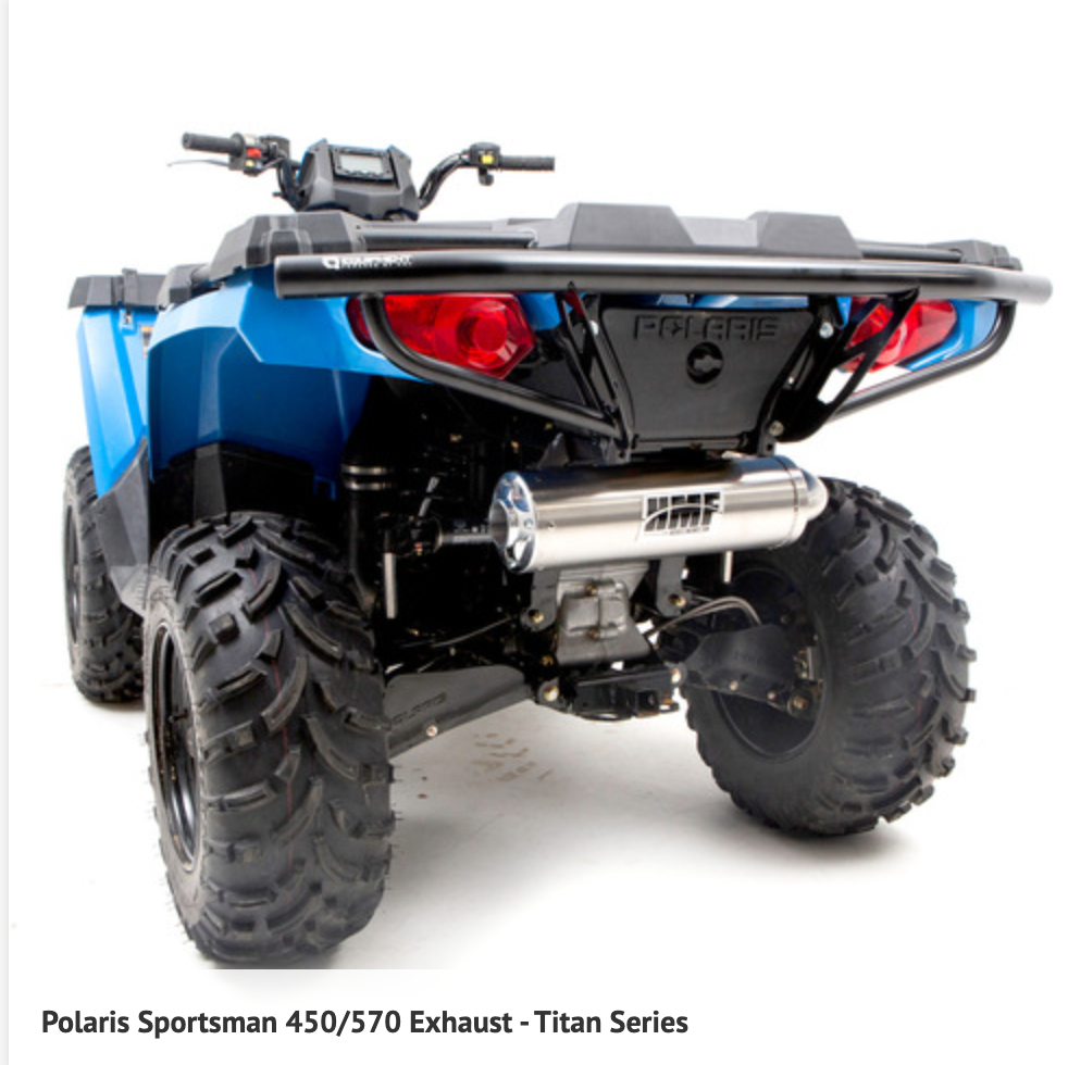 HMF Racing Titan Exhaust – Polaris Sportsman 450 / 570 (2014–2025)