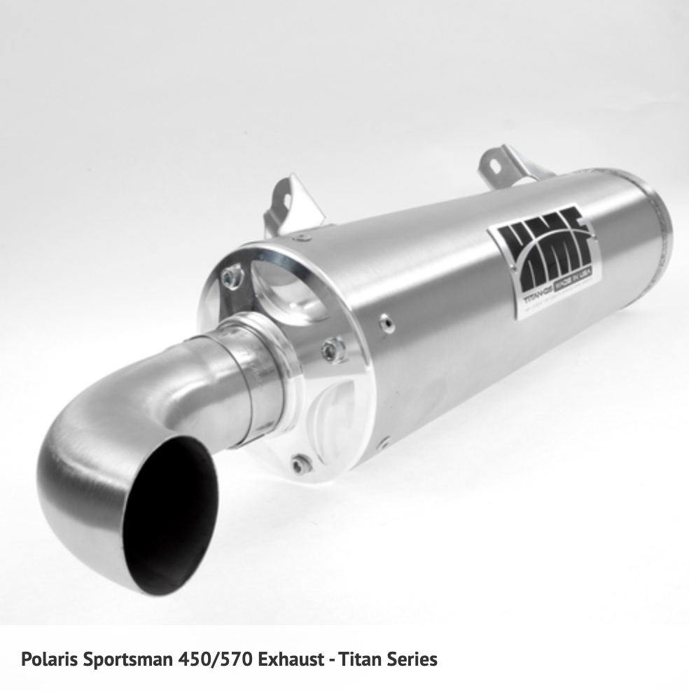 HMF Racing Titan Exhaust – Polaris Sportsman 450 / 570 (2014–2025)
